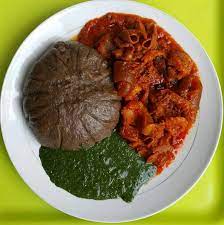 Amala and Ewedu